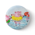 When Piglets Float  - Swimming Pigs buttons
