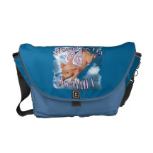 When Pigs Fly Rickshaw Messenger Bag