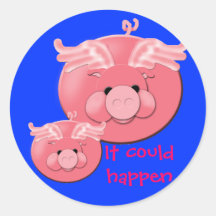 When Pigs Fly Sticker