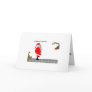 When Santa Drinks ("Flash") Card