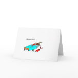 When Santa Drinks ("Reindeer") Greeting Cards