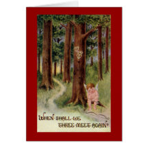When Shall We Meet Card