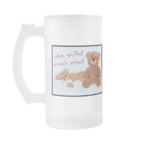 when stuffed animals attack coffee mug