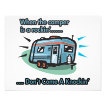 When the camper is a rockin' custom announcements