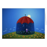 When the Night Comes Greeting Card