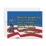 When the people fear their government, Thomas Jeff Invitation