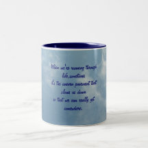 When we're running through life...Mug