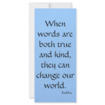 When words are both true...Rack Card rack cards