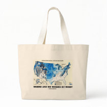 Where Are We Winded By Wind? (Wind Power) Tote Bags