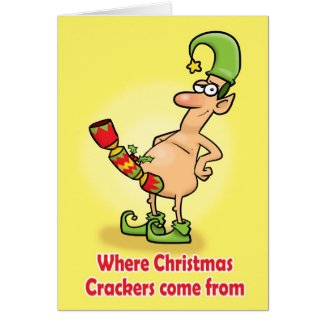 Where Christmas crackers come from Greeting Card