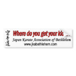 Where do you get your kicks bumper sticker