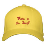 where is the beef?- Hat Embroidered Baseball Caps