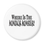 Where Is The Montauk Monster? - Two Lines magnets