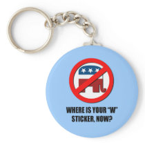 Where is your W Sticker now Keychain
