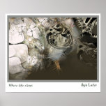 Where life clings by Anjo Lafin Posters