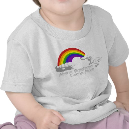 where rainbows come from t-shirts