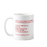 WHERE REPUBLICANS TREAD mugs
