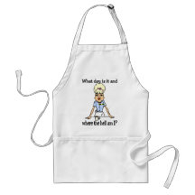 where the hell am i aprons