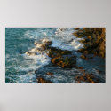 Where the Ocean Meets the Rocks Print