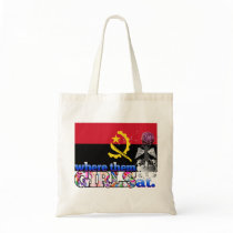 Where them Angolan girls at? Tote Bags