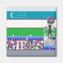 Where them Uzbek girls at? Fridge Magnet