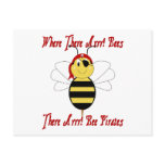Where There Arrr! Bees Postcard
