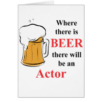 Where there is Beer - Actor Cards