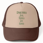 *Where There Is Love* Inspirational Gandhi Quote hats