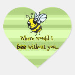 Where would I bee without you Stickers