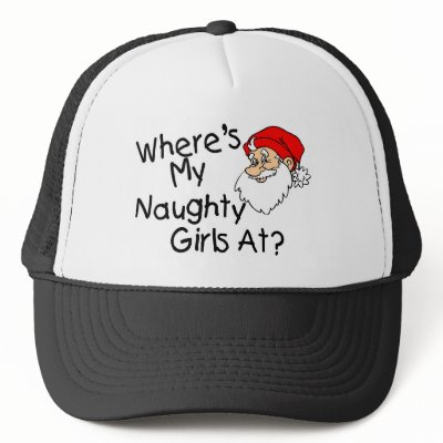 Wheres My Naughty Girls At Mesh Hats by CelebrationZazzle