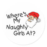 Wheres My Naughty Girls At stickers