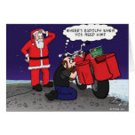 Where's Rudolph when you need him? Card