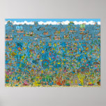 Where's Waldo Deep Sea Divers Poster