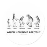 Which Hominoid Are You? (Hominid Skeletons) stickers