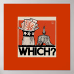 "Which?: Liberty Bond WW1" Poster