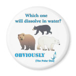 Which one will dissolve in water Polar Chemistry magnets