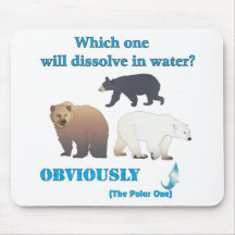 Which one will dissolve in water Polar Chemistry Mouse Pads