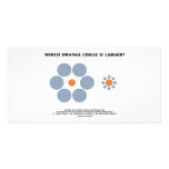 Which Orange Circle Is Larger? (Ebbinghaus) photo cards