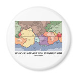 Which Plate Are You Standing On? (Plate Tectonics) magnets