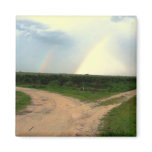 'Which way now?' Double Rainbow at Crossroads... magnets