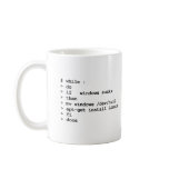 while : do mugs