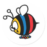 Whimisical Cartoon Bee Stickers