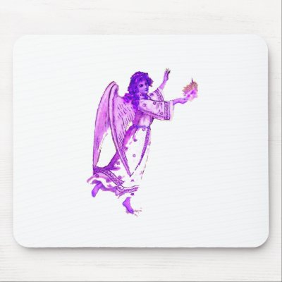 Whimsical Angel Mouse Pads by deleas