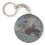 Whimsical Angel with trumpet - Renaissance Key Chains