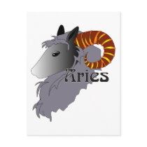 Whimsical Aries Postcards