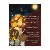 Whimsical Autumn Trees: Save the Date Postcards