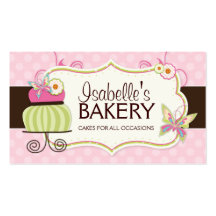 Whimsical Bakery Business Card