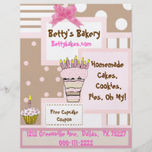 Whimsical Bakery Flyer