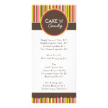 Whimsical Bakery Price List Rack Cards