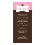 Whimsical Bakery Price List rack cards